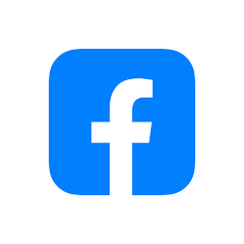 Facebook logo featuring a white 'f' centered on a blue square background